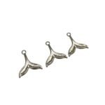 Pingente Calda Sereia 30mm Níquel - 1 Und