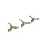 Pingente Calda Sereia 30mm Níquel - 1 Und - Imagem 3