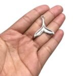 Pingente Calda Sereia 30mm Níquel - 1 Und - Imagem 2