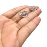 Pingente Coração Vazado 18mm Níquel - 1 Und - Imagem 3