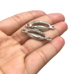 Entremeio Búzio 32mm Níquel - 1 Und - Imagem 4