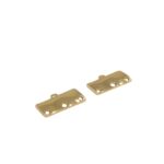 Pingente Retangular C/3 Saídas 29mm Dourado - 1 Und - Imagem 3