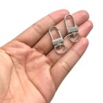 Fecho Mosquetão 30mm Níquel - 1 Und - Imagem 2