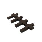 Pingente Cruz 23x33mm Madeira - 1 Und - Imagem 3