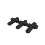 Pingente Cruz 23x33mm Madeira – 1 Und - Imagem 3