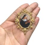 Entremeio Oval N.Sra Aparecida 48x61mm Dourado – 1 Und - Imagem 2