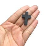 Pingente Cruz 23x33mm Madeira – 1 Und - Imagem 2