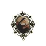 Entremeio Oval N.Sra Aparecida 48x61mm Ouro Velho - 1 Und - Imagem 6