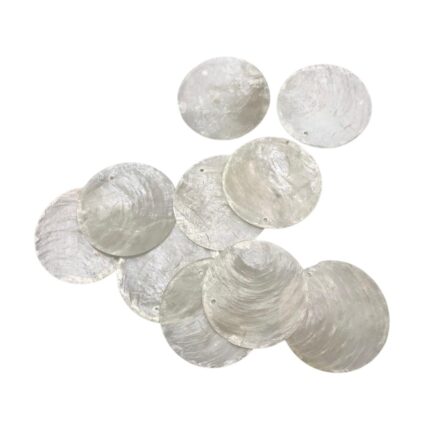 Escama Madrepérola 40mm Natural - 10 Unds