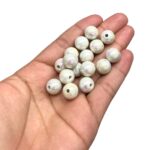 Conta Bola Pérola 12mm Irizada - 20 Gramas - Imagem 2