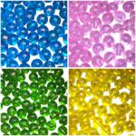 Conta Bola Lisa 8mm Irizada - 20 Gramas