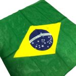 Lenço Bandana Brasil Tecido - 1 Und