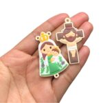 Kit Anjo Emborrachado P/ Terço - 2 Unds - Imagem 2