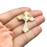 Pingente Cruz 41mm Dourado - 1 Und - Imagem 4