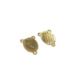 Pingente Oval P/ Chaton Dourado 15x20mm – 1 Und - Imagem 3