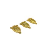 Entremeio Oval N.Sra Das Graças 15x20mm Dourado - 1 Und - Imagem 3