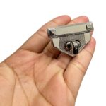 Fecho P/ Bolsa Torniquete Triangular 31x44mm Níquel – 1 Und - Imagem 2