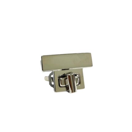 Fecho P/ Bolsa Torniquete Triangular 27x39mm Níquel – 1 Und