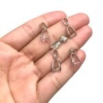 Terminal Jacaré 20mm Latão Níquel - 5 Unds - Imagem 2