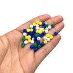 Conta Bola 6mm Brasil Leitosa - 20 Gramas - Imagem 2