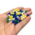 Conta Bola 6mm Brasil Leitosa - 20 Gramas - Imagem 3