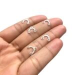 Entremeio Garfinho 10mm Níquel - 20 Unds - Imagem 3