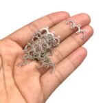 Entremeio Garfinho Triplo 24mm Níquel – 20 Unds - Imagem 2