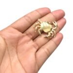 Pingente Caranguejo 33mm Dourado - 1 Und - Imagem 2