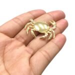 Pingente Caranguejo 33mm Dourado - 1 Und - Imagem 4