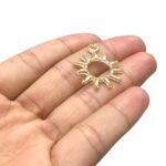 Pingente Sol 27mm Dourado - 1 Und - Imagem 4