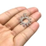 Pingente Sol 27mm Níquel – 1 Und - Imagem 4