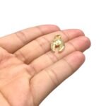 Pingente Pata Caranguejo 22mm Dourado – 1 Und - Imagem 4