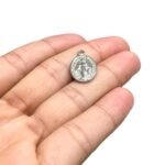 Pingente Oval N. Senhora 20mm Níquel - 1 Und - Imagem 4