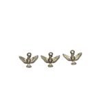 Pingente Pomba 12mm Níquel - 1 Und