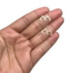 Entremeio Garfinho 17mm Duplo Dourado – 20 Unds - Imagem 2