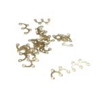 Entremeio Garfinho 17mm Duplo Dourado – 20 Unds
