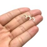 Entremeio Garfinho Triplo 24mm Níquel – 20 Unds - Imagem 3