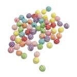 Conta Bola Pitanga 8mm Acrílico - 20 Gramas