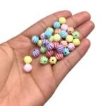 Conta Bola Pitanga 8mm Acrílico - 20 Gramas - Imagem 2