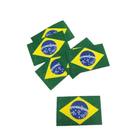 Etiqueta Bandeira Brasil 40x67mm – 6 Unds