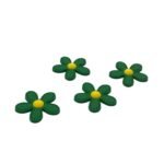 Aplique Emborrachado Flor Brasil 23mm - 1 Und - Imagem 3