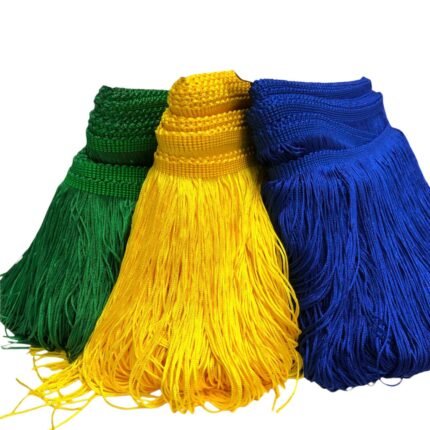 Galão Franja Poliéster 20cm - Metro