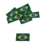 Etiqueta Bandeira Brasil 25x45mm - 10 Unds