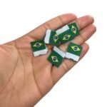 Etiqueta Bandeira Brasil 12x15mm - 10 Unds - Imagem 2
