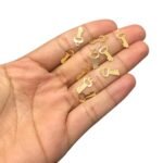 Pingente Chave 15mm Alumínio - 10 Unds - Imagem 2