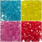 Conta Bola Cristal 10mm Acrílico - 20 Gramas