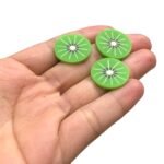 Aplique Emborrachado Kiwi 20mm – 6 Unds - Imagem 4