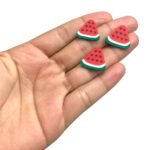 Aplique Emborrachado Melancia 18mm – 6 Unds - Imagem 2