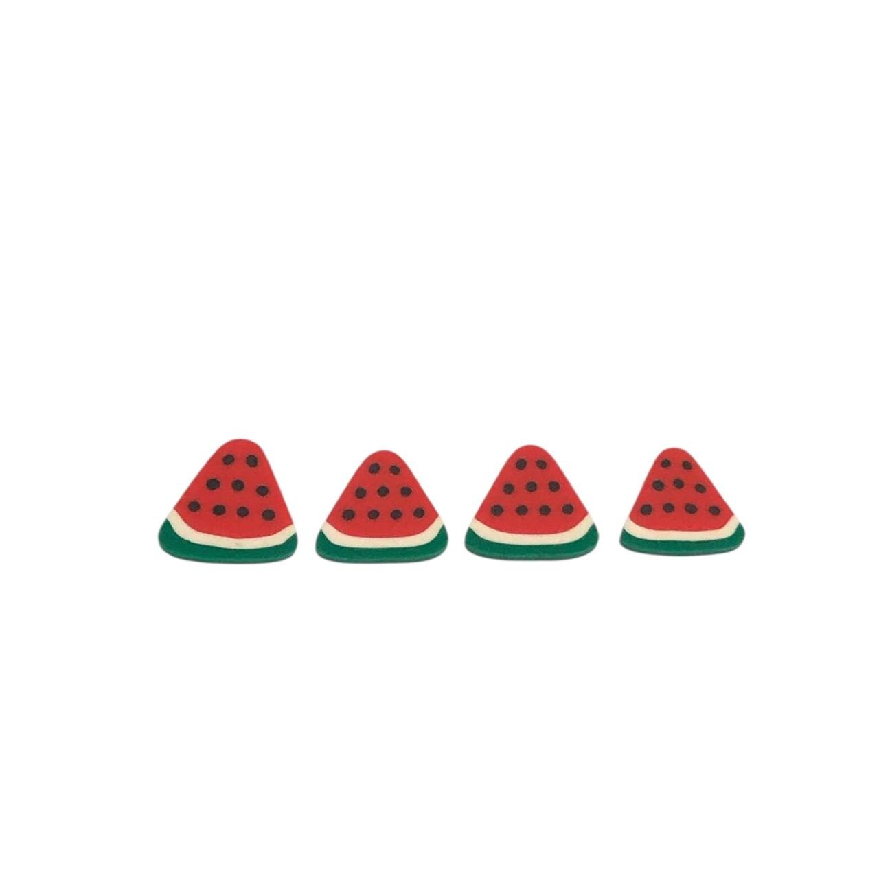 WhatsApp Image 2026-03-31 at 16.06.33 Aplique Emborrachado Melancia 18mm – 6 Unds - Imagem 1
