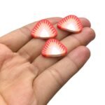 Aplique Emborrachado Morango 20mm – 6 Unds - Imagem 4